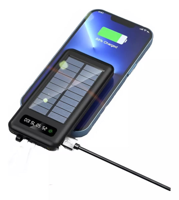 POWER BANK  PORTÁTIL CARGA SOLAR - ULTIMAS 12 UNIDADES EN BLACK FIRDAY ❄️🔋