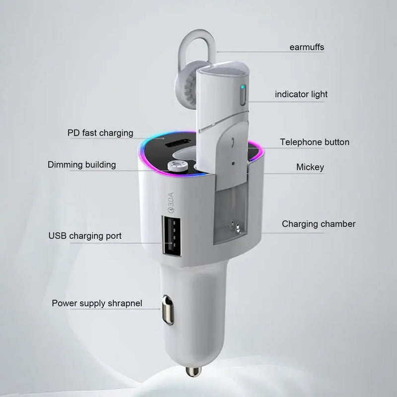 Cargador de Automóvil Bluetooth Auricula