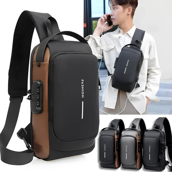 Slim Bag - Mochila Antirrobo USB Impermeable con Contraseña