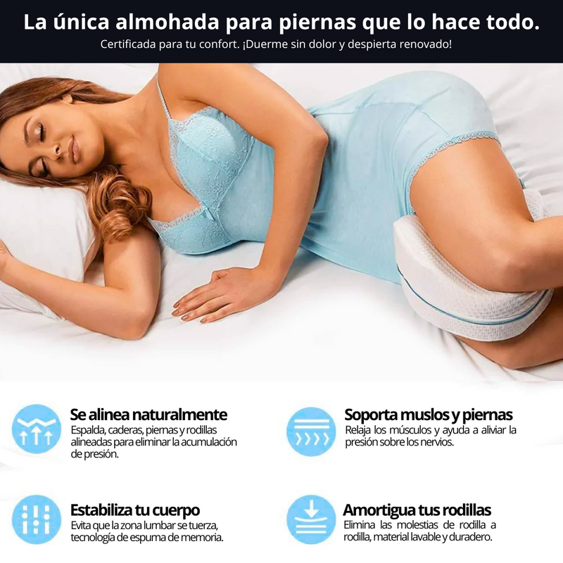 Almohada Ortopédica Entre Piernas Espuma