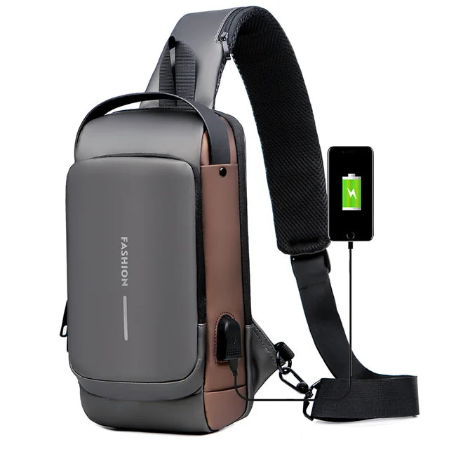 Slim Bag - Mochila Antirrobo USB Impermeable con Contraseña