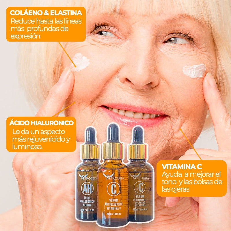 Kit Antiedad Afrodita - Cuidado Facial Antienvejecimiento