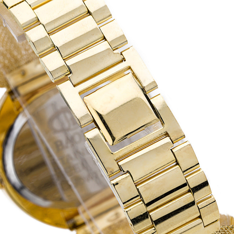 Reloj Mariposa Dorado Mujer